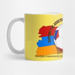 Support the Armenian Football Team Mug